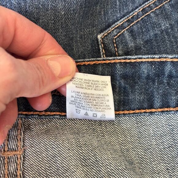 Kikit Jeans 20 Kick Flare Ankle Bootcut Stretch Faded Distressed Embroidered - Picture 10 of 10